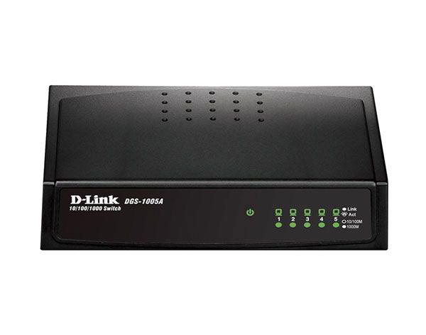 D Link Dgs 1005a 5 Port Gigabit Easy Desktop Switch Dgs 1005ae In